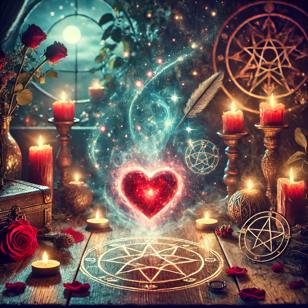 Imagen sobre amarres de amor